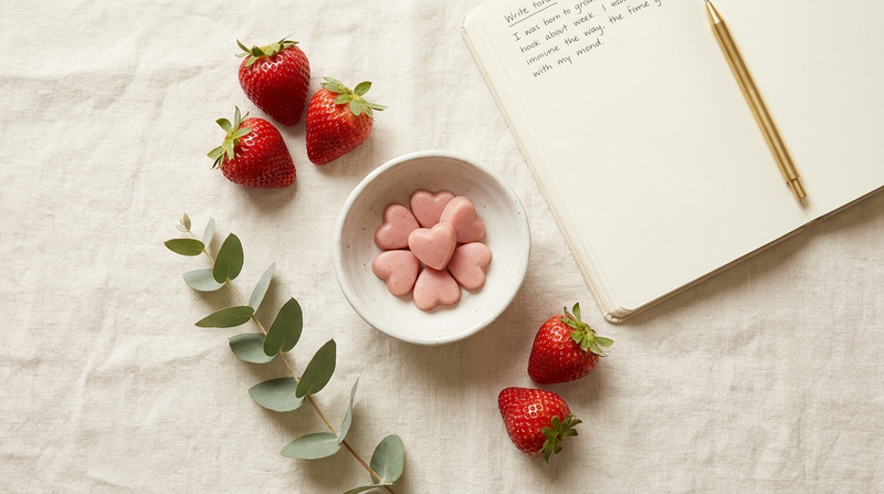 Wellness gummies beside a notebook for an informed decision