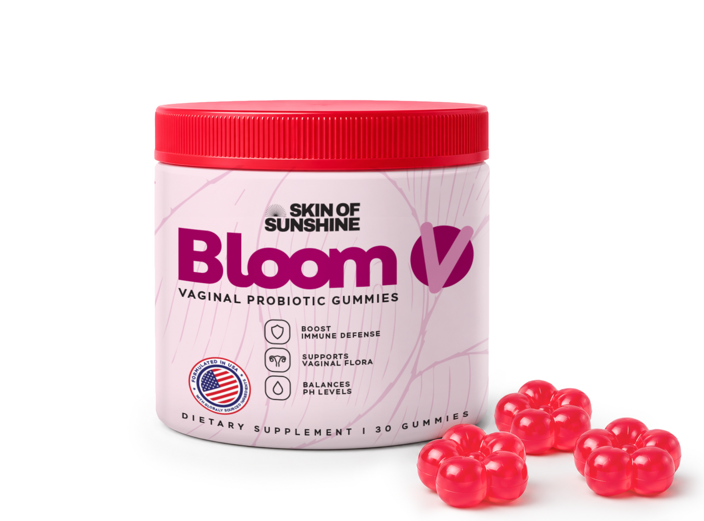 Bloom V Vaginal Probiotic Gummies